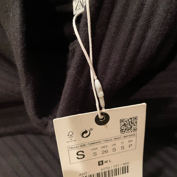 ZARA Turtleneck sweater dress NWT - Picture 2 of 2